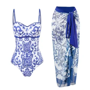 Traje de baño y Pareo con un Diseño Encantador