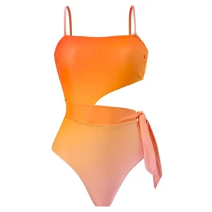 Traje de Baño Elegante de Amarrar a la Cintura Incluye Pareo