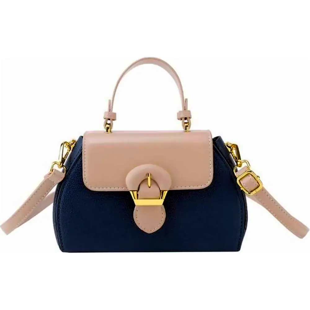 Cartera de Cuero Combinada